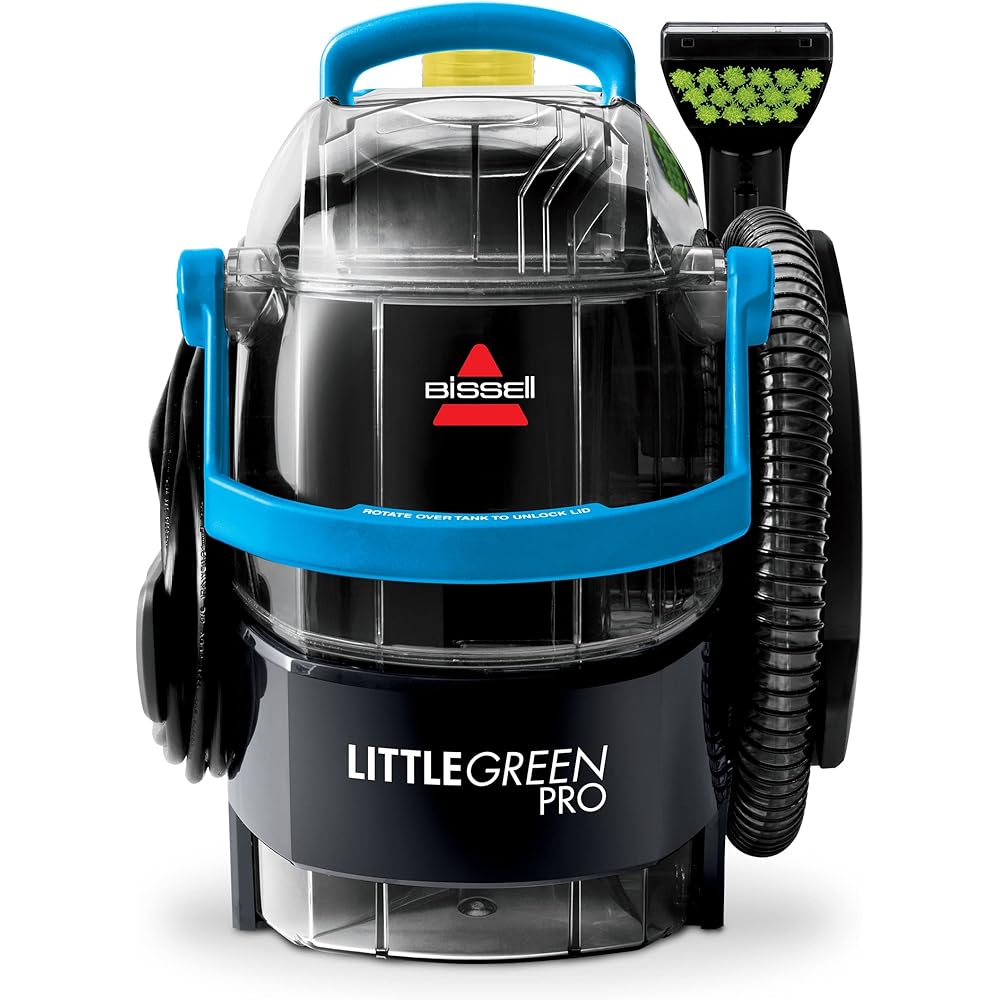 - Bissell Little Green Pro Portable Carpet & Upholstery Cleaner and Car/Auto Detailer with Deep Stain Tool, 3