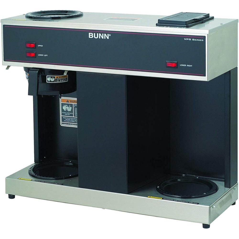 BUNN 04275.0031 VPS 12-Cup Pourover Commercial Coffee Brewer, with 3 Warming Stations (120V/60/1PH): Commercial Espresso And Coffee Makers: Industrial & Scientific