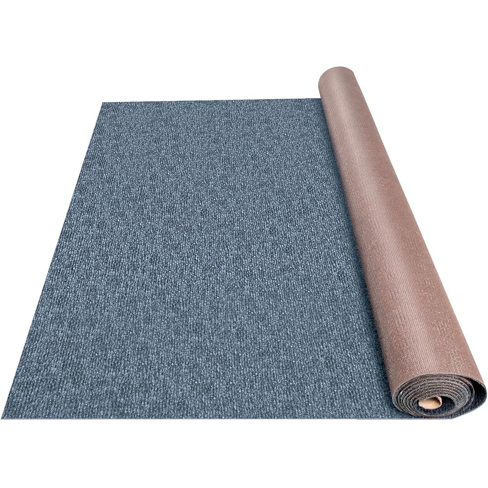 Happybuy 6 ft x 23 ft Grey Marine Carpet for Boats Waterproof - 0.18