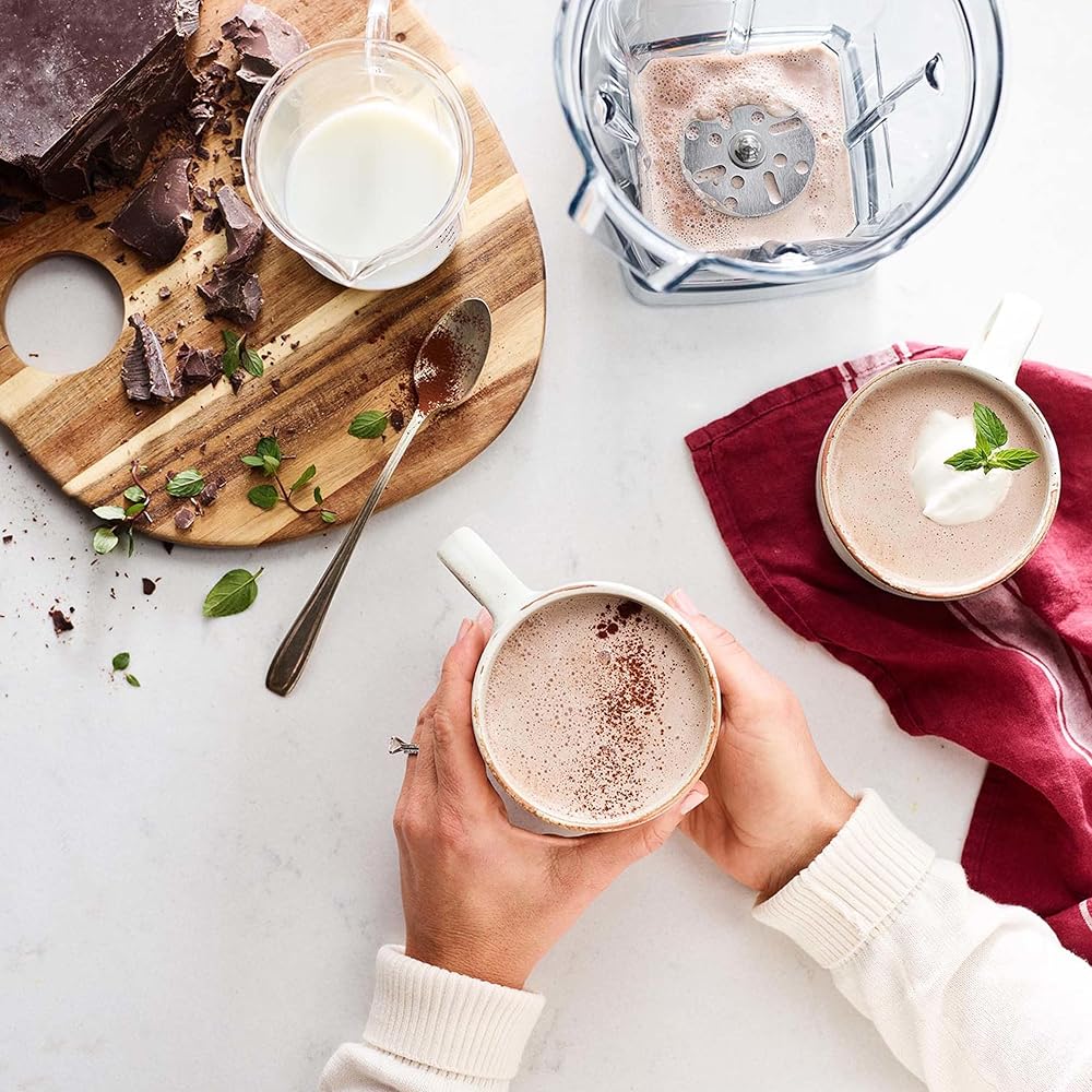 Vitamix Aer Disc Container, 48 oz, BPA-Free, Dishwasher-Safe, Compatible with All Full-Size Vitamix Blenders: Home & Kitchen