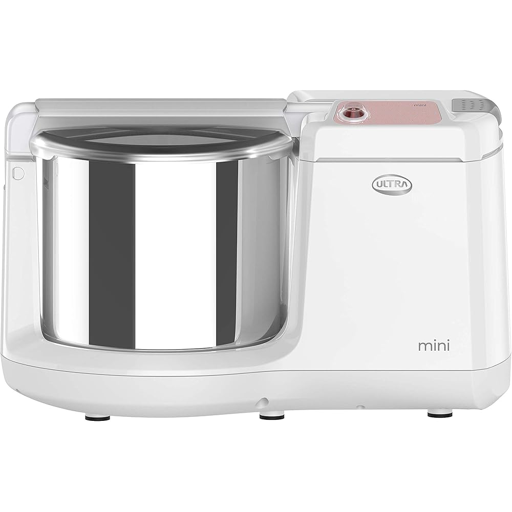 ULTRA Mini Table Top 1.25L Wet Grinder with Atta Kneader, 110-volt (New Model), white, 1.25-Liter : Home & Kitchen