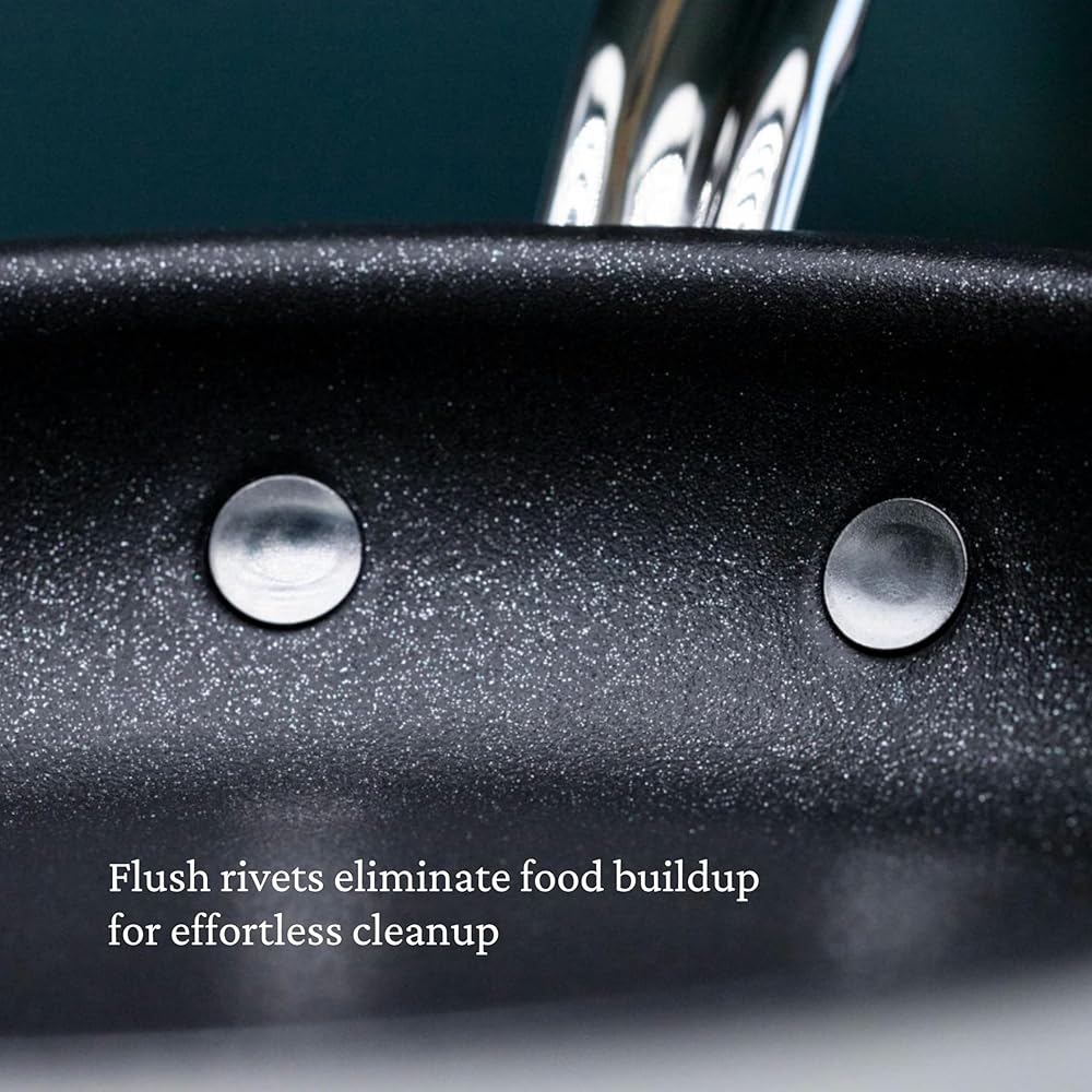 Hestan ProBond Forged TITUM - Professional Clad Stainless Steel, Nonstick, Frying Pan, (12.5-Inch), Induction Compatible, Made without PFOAs: Home & Kitchen