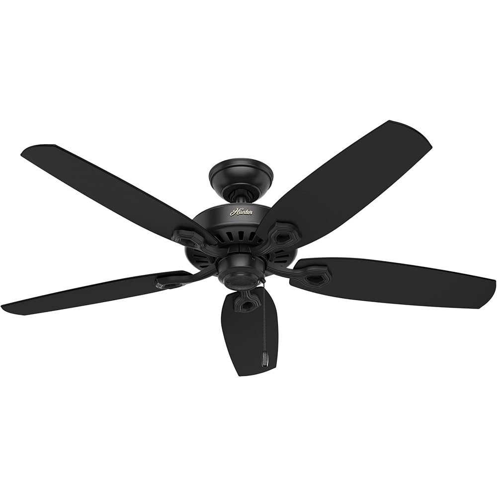 Hunter Fan Company 53241 Builder Elite Hunter Fan Indoor Ceiling Fan with Pull Chain Control, 52