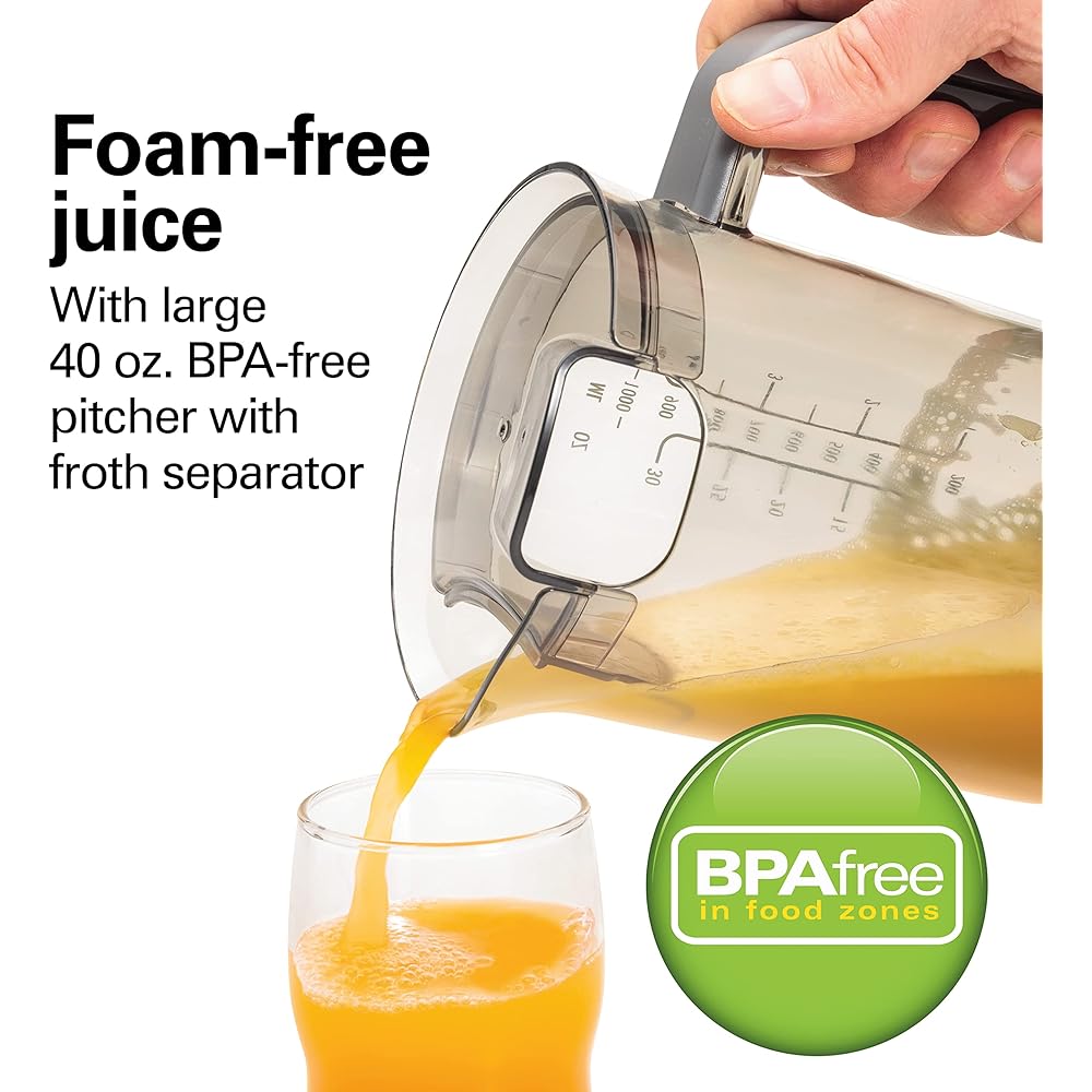 Hamilton Beach Juicer Machine, Centrifugal Extractor, Big Mouth 3