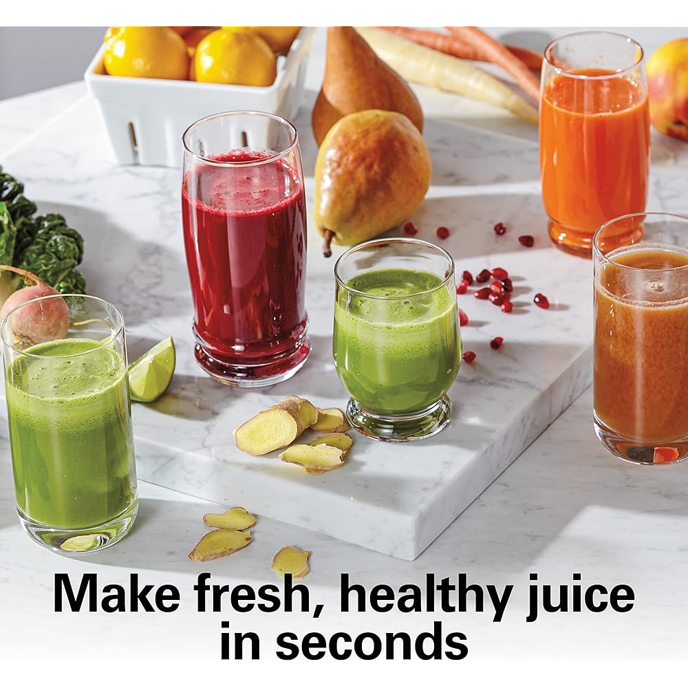 Hamilton Beach Juicer Machine, Centrifugal Extractor, Big Mouth 3