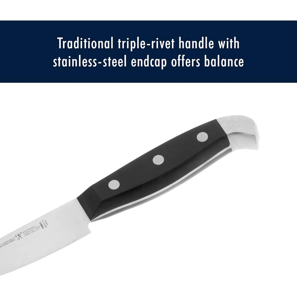 HENCKELS Premium Quality 15-Piece Knife Set with Block, Razor-Sharp, German Engineered Knife Informed by over 100 Years of Masterful Knife Making, Lightweight and Strong, Dishwasher Safe: Block Knife Sets: Home & Kitchen