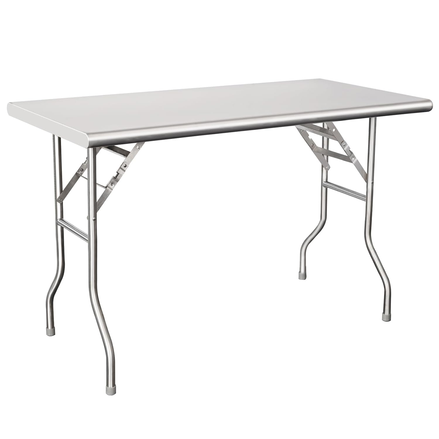 : HARDURA Folding Stainless Steel Table 24X48 Inches with Legs NSF Commercial Portable Folding Prep Table for Restaurant Kitchen Home and Hotel : Industrial & Scientific