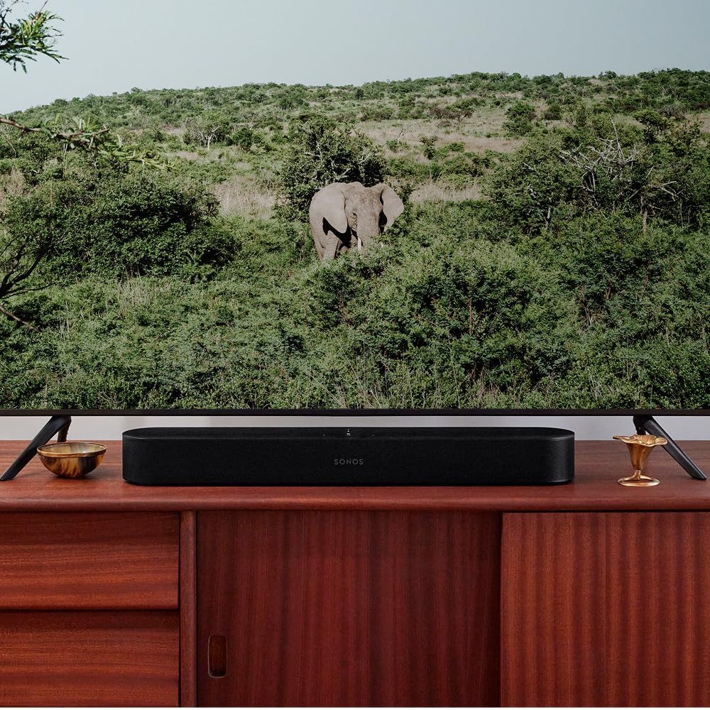 Sonos Beam Gen 2 - Black - Soundbar with Dolby Atmos : Electronics