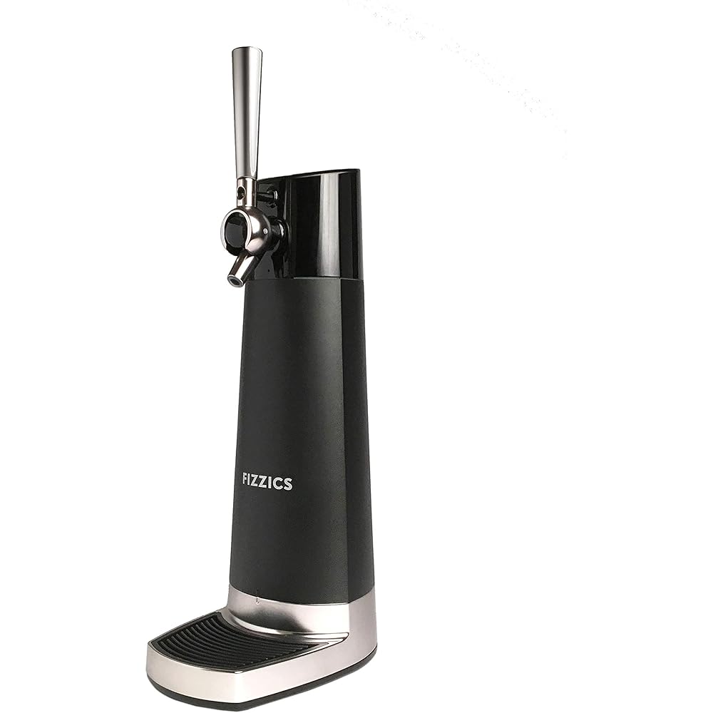 FIZZICS - DraftPour Beer Dispenser - Converts Any Can or Bottle Into a Nitro-Style Draft, Gift for Men and Beer Enthusiast, Beer Tap Draft Machine - Carbon : Everything Else