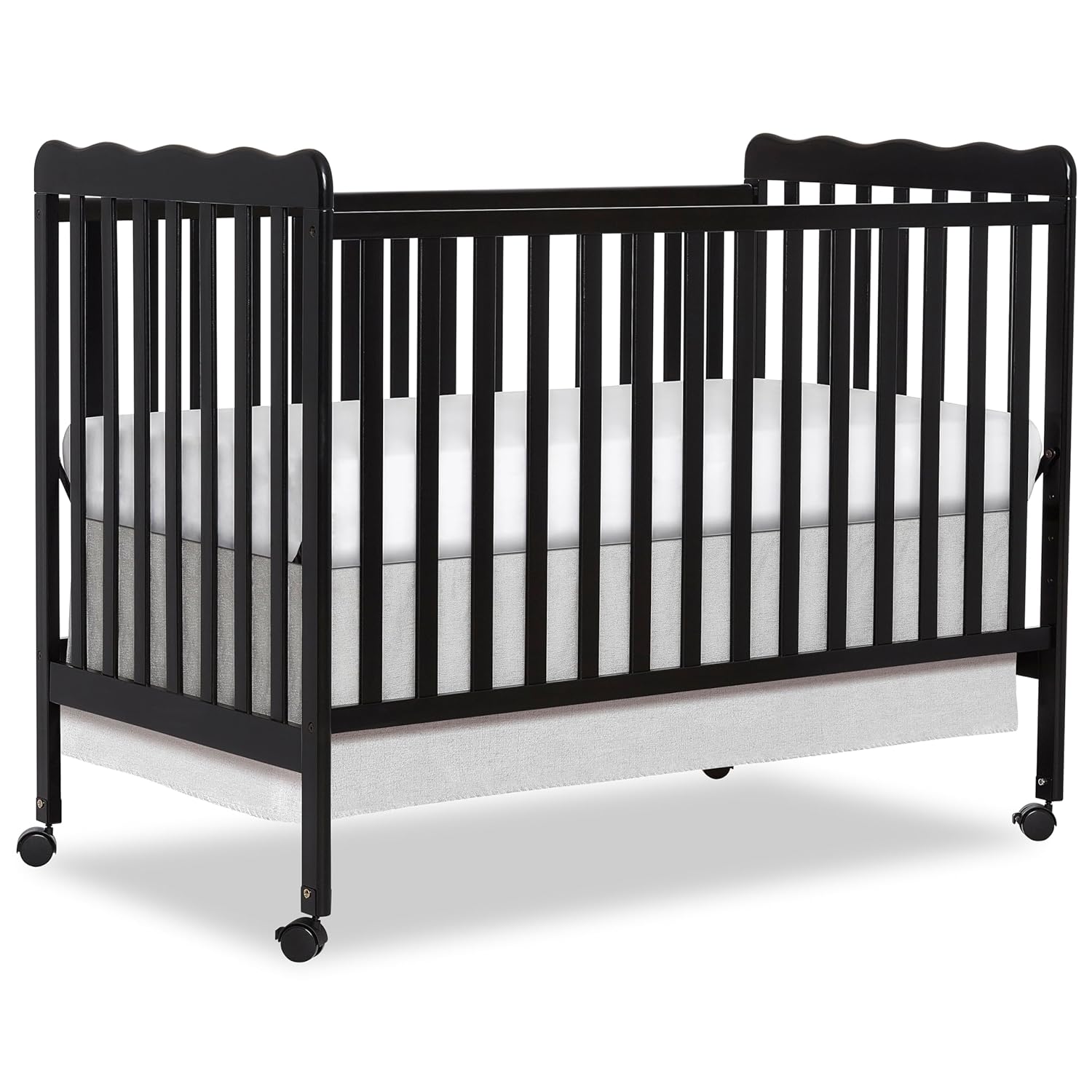 : Dream On Me Carson Classic 3-in-1 Convertible Crib in Black : Baby