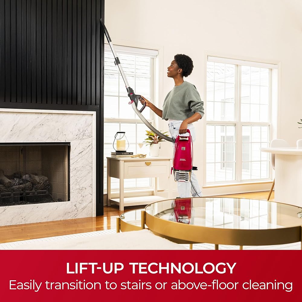 - Kenmore Intuition BU4020 Bagged Upright Vacuum Pet Friendly Lift-Up Carpet Vacuum Cleaner 2-Motor Power Suction with HEPA Filter, Pet Handi-Mate, 3-in-1 Combination Tool for Carpet, Floor, Pet Hair