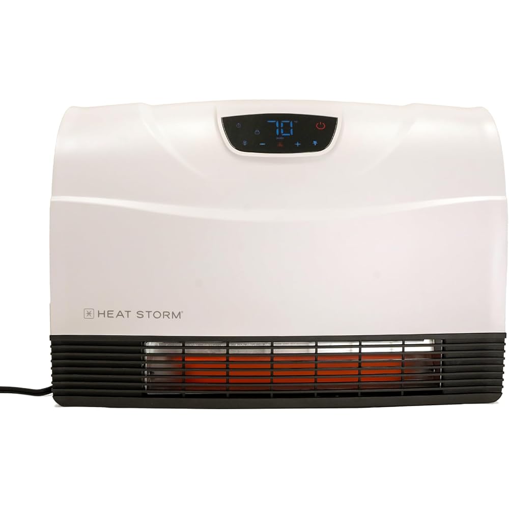 Heat Storm HS-1500-PHX-WIFI Infrared Heater, Wifi Wall Mounted : Home & Kitchen