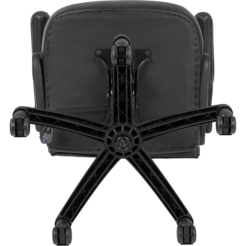 Flash Furniture X10 High-Back LeatherSoft Racing Style Gaming Chair with Flip-Up Arms, Ergonomic Padded Swivel Computer Chair, Black : Home & Kitchen