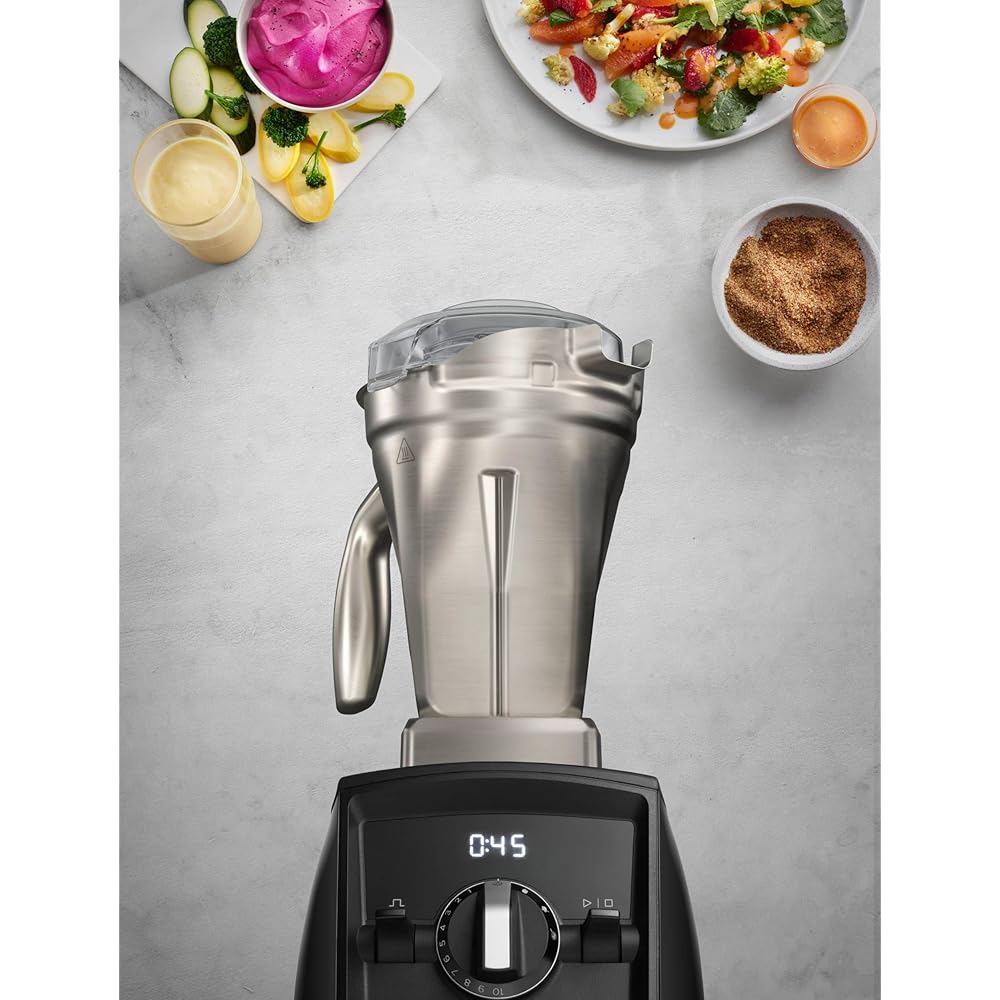 Vitamix 48-ounce Stainless Steel Blending Container, BPA-Free, Dishwasher-Safe, Compatible with All Full-Size Vitamix Blenders : Home & Kitchen
