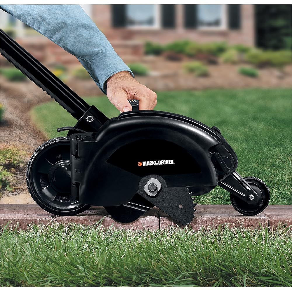 : BLACK+DECKER 12 Amp 2-in-1 Landscape Edger and Trencher, (LE760FF) : Patio, Lawn & Garden