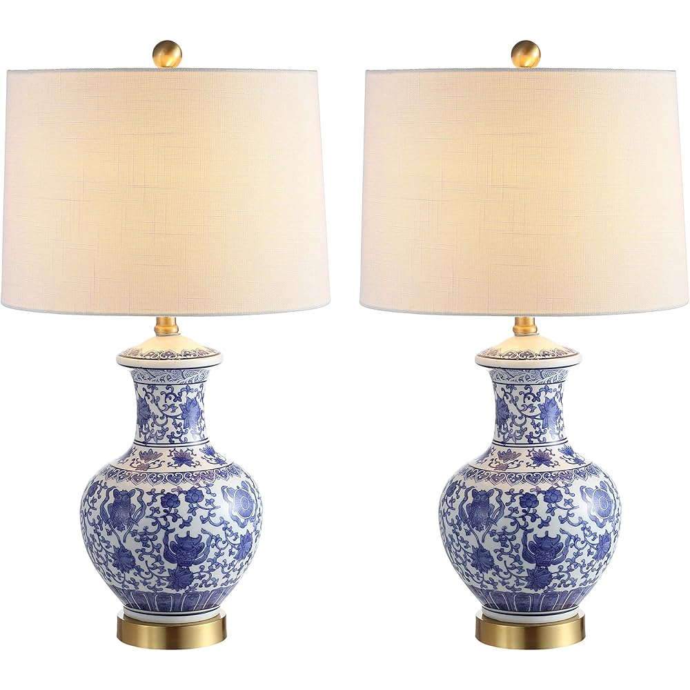 JONATHAN Y JYL1072A-SET2 Set of 2 Table Lamps Jennifer 25.25