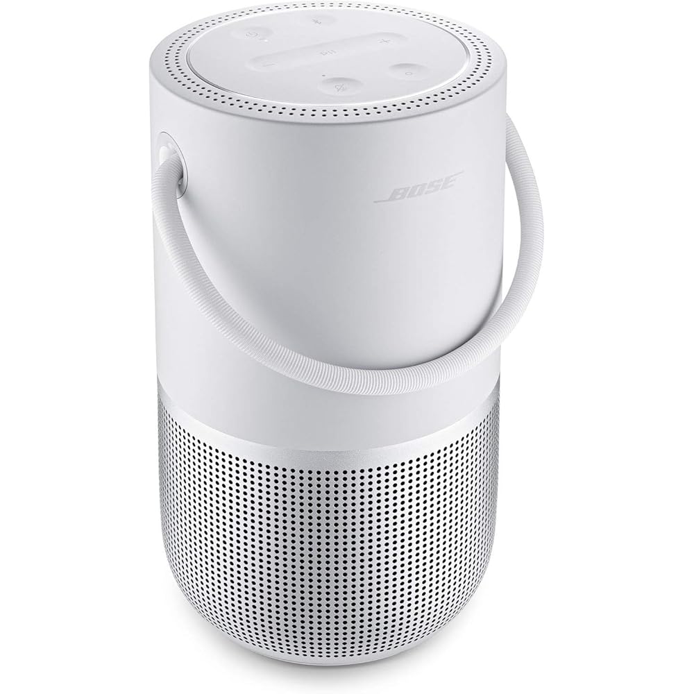 Bose Portable Smart Speaker — Wireless Bluetooth Speaker with Alexa Voice Control Built-in, Silver
