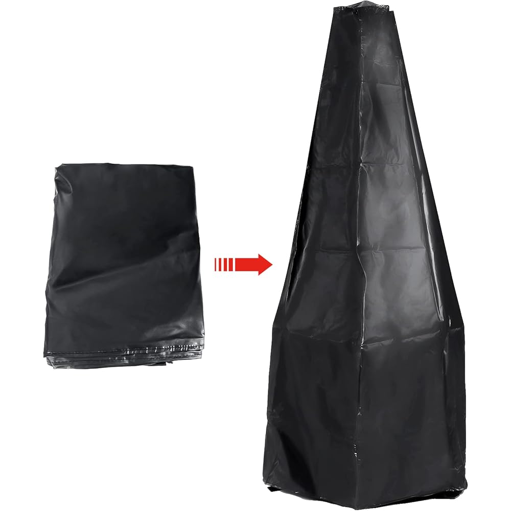 : SINGLYFIRE Prairie Fire Outdoor Chiminea Fireplace Deck or Patio Backyard Wooden Fire Pit with Chiminea Cover Rust-Free Iron Black : Patio, Lawn & Garden