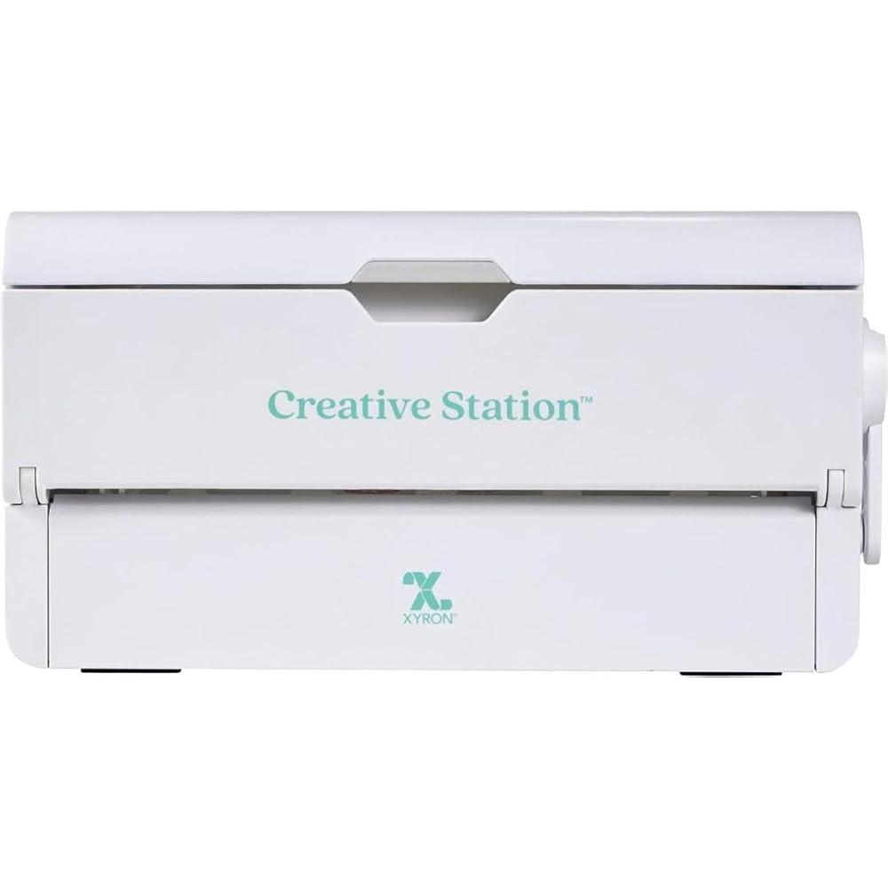 : Xyron Creative Station, 9” x 5”, Craft Supplies & Scrapbooking Supplies, Small Label Maker, Makes Invitations, Handmade Cards, Flash Cards, Stickers, Perfect for Home School & Home Office (624632) : Office Products