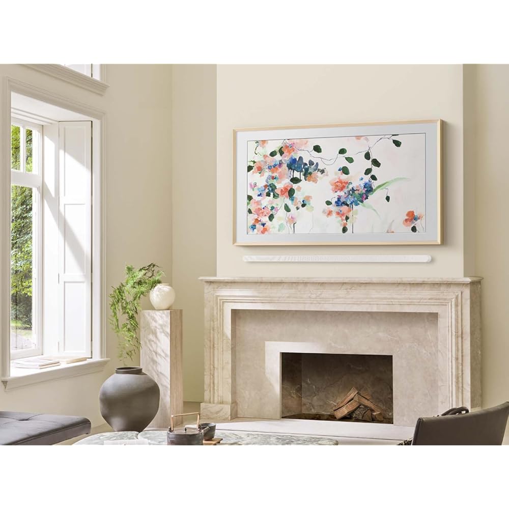 Samsung 65” The Frame Customizable Bezel (2025 Model), Magnetic, Quick and Easy Installation, VG-SCFF65TKBZA, Modern Teak : Cell Phones & Accessories