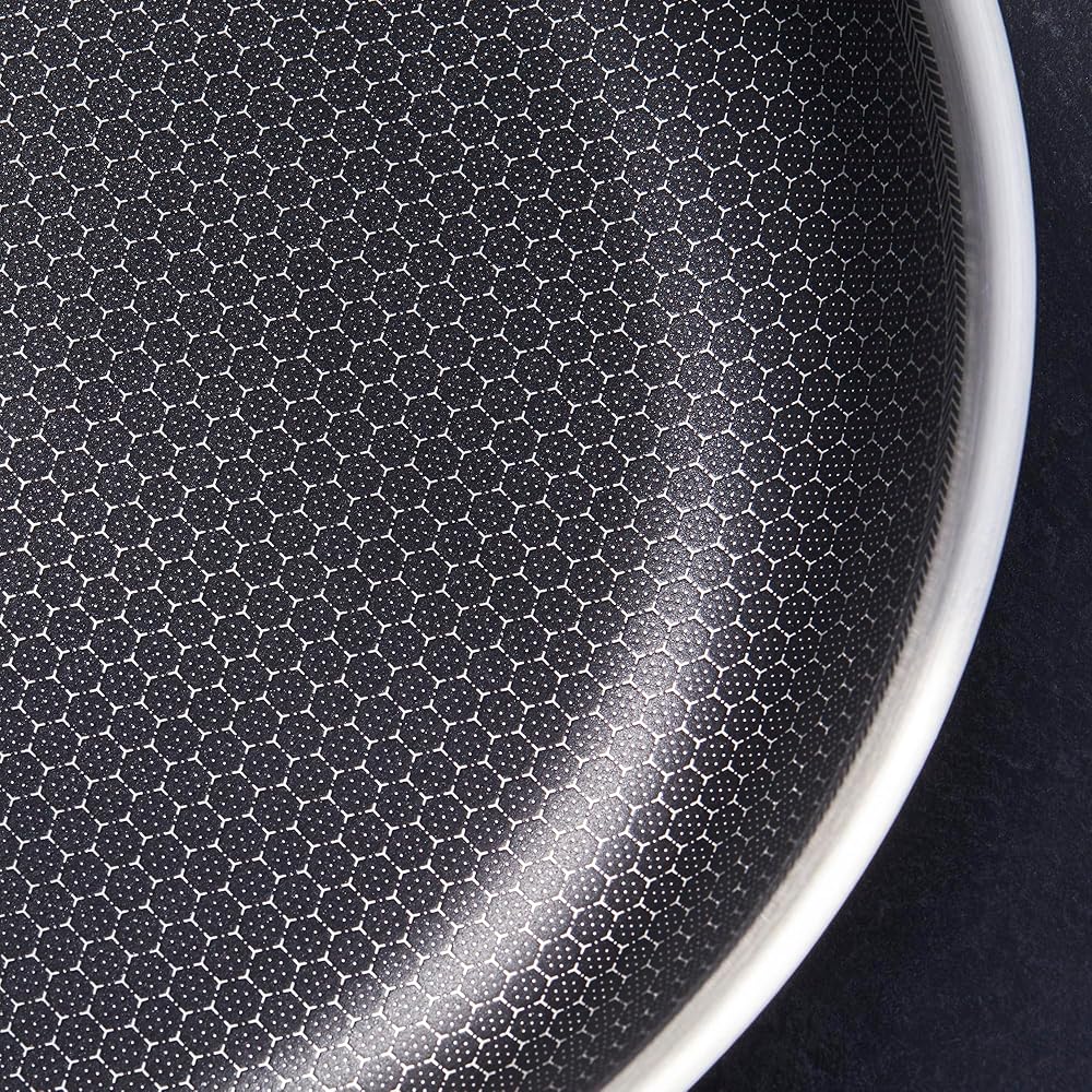 HENCKELS Paradigm 5-pc Cookware Set, Nonstick Frying Pan and Silicone Utensil Set, 3-Ply Stainless Steel Skillets for Induction Cooktop, Gas & Electric Stovetops – Dishwasher Safe & Oven Safe: Home & Kitchen