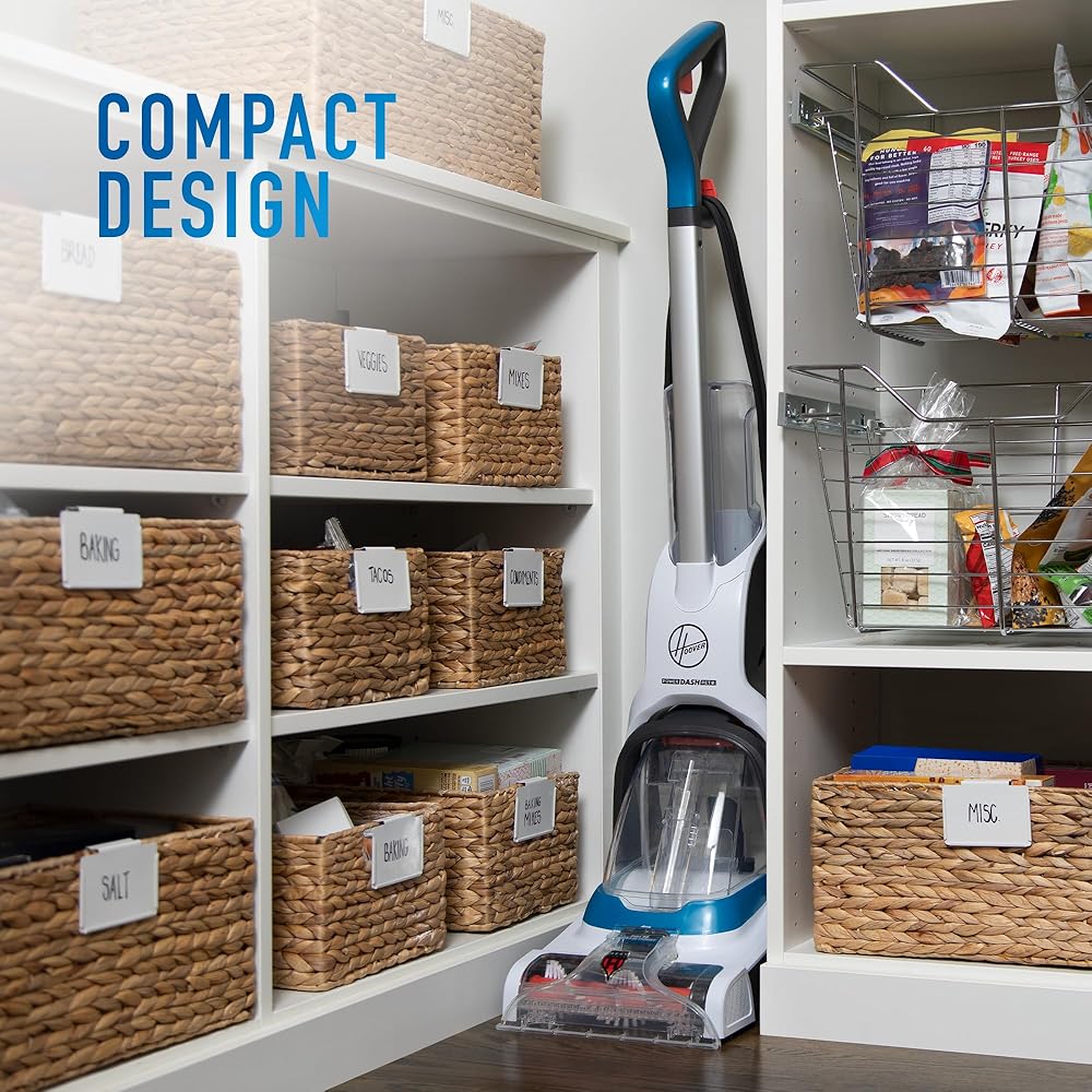 - Hoover PowerDash Pet Compact Carpet Cleaner Machine, Lightweight Shampooer Machine, Pair with a Hoover Carpet Cleaner Solution for a Bright, Refreshed Home