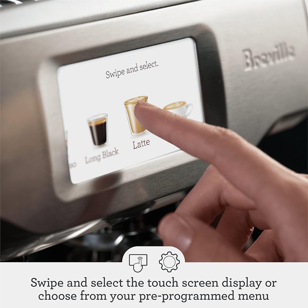 Breville Barista Touch Espresso Machine BES880BSS, Brushed Stainless Steel: Home & Kitchen