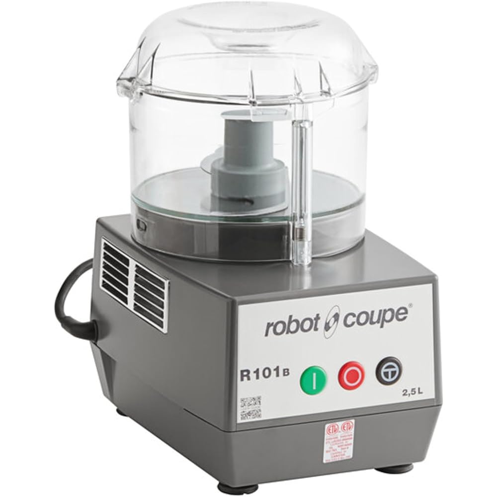 Robot Coupe R101B CLR Combination Food Processor, 2.5 Quart Clear Batch Bowl, Polycarbonate, Clear, 120v : Home & Kitchen