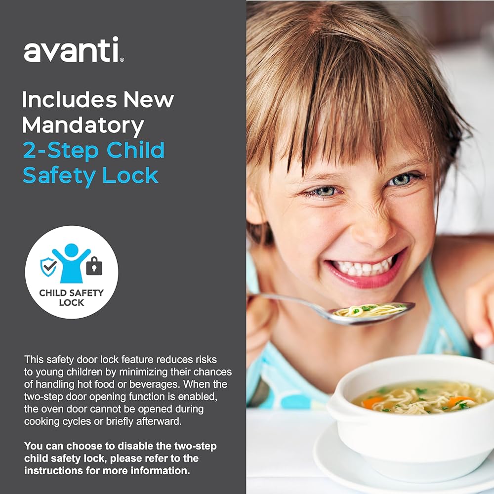 Avanti MT09V3S Microwave Oven 900-Watts Compact with 10 Power Levels and 6 Pre Cooking Settings, Speed Defrost, Electronic Control Panel and Glass Turntable, 0.9-Cu.Ft, Stainless Steel : Home & Kitchen