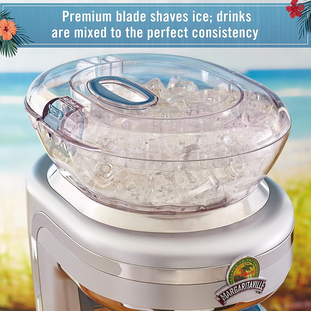 Margaritaville Key West Frozen Concoction Maker with Easy Pour Jar and XL Ice Reservoir, 4 Programmed Drink Settings, Great for Entertaining and Parties : Industrial & Scientific