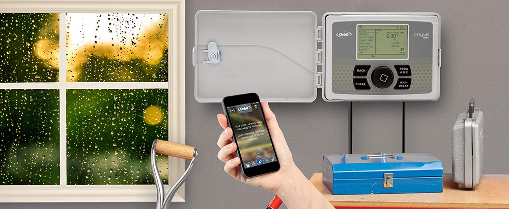 Orbit 57946 B-hyve 6-Zone Smart Indoor/Outdoor Sprinkler Controller : Industrial & Scientific