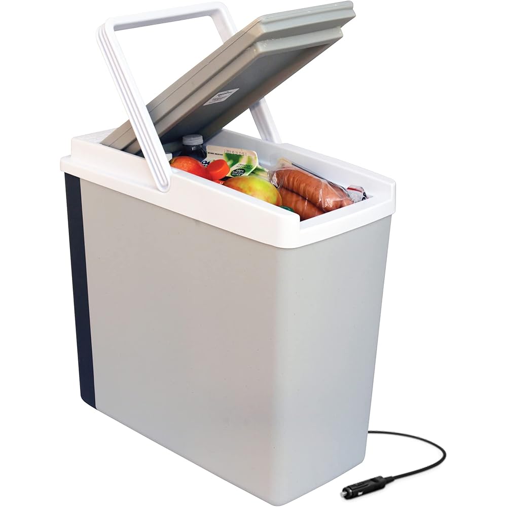 Koolatron Portable Cooler - Electric Cooler for Car, Camping, Travel, 12 V Insulated Hard Sided Refrigerator for Vehicle, Boat, Truck, Warming & Cooling, Cools Drinks,Food for Road Trip, 18 qt : Home & Kitchen