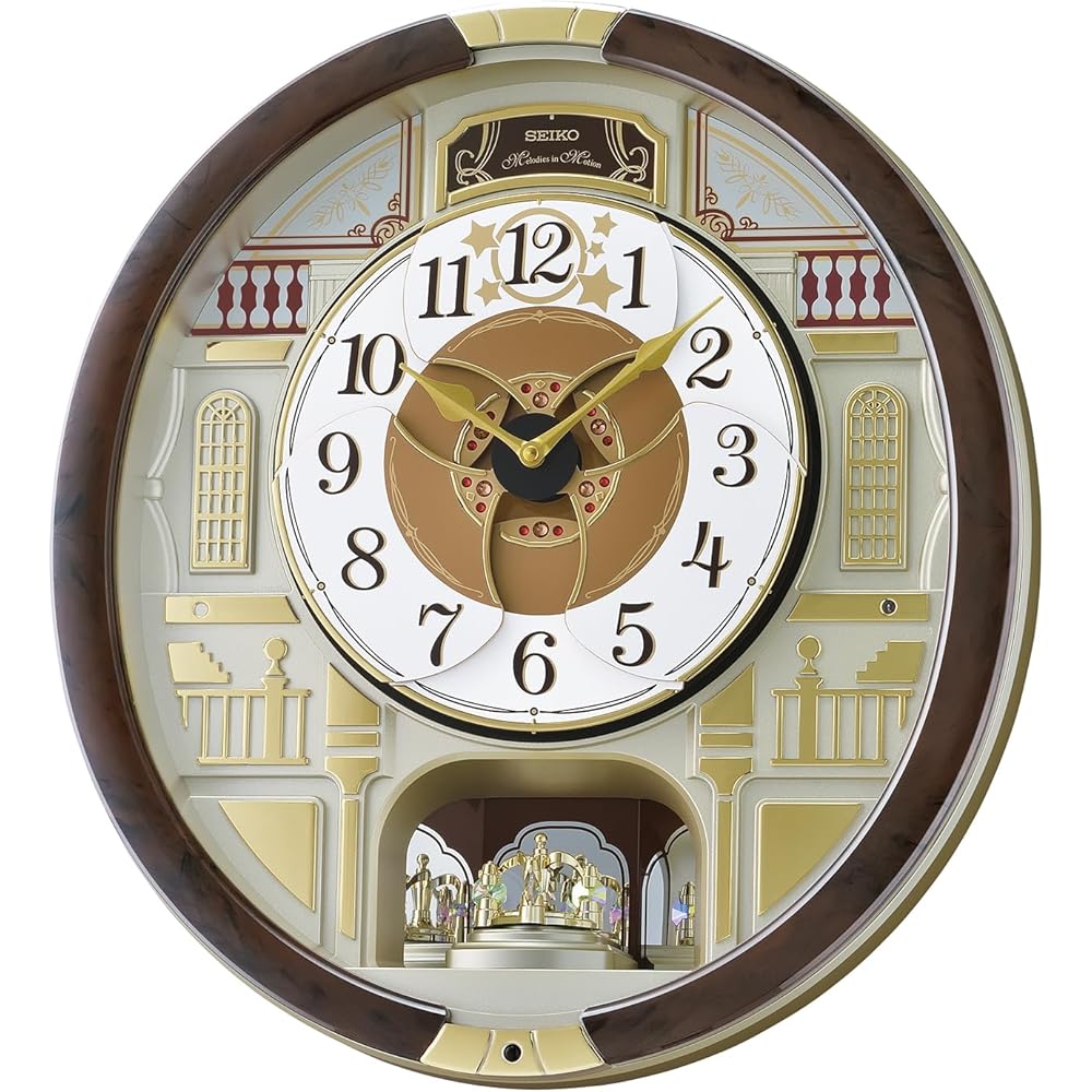 Seiko Melodies in Motion Musical Wall Clock, Concert Hall : Home & Kitchen