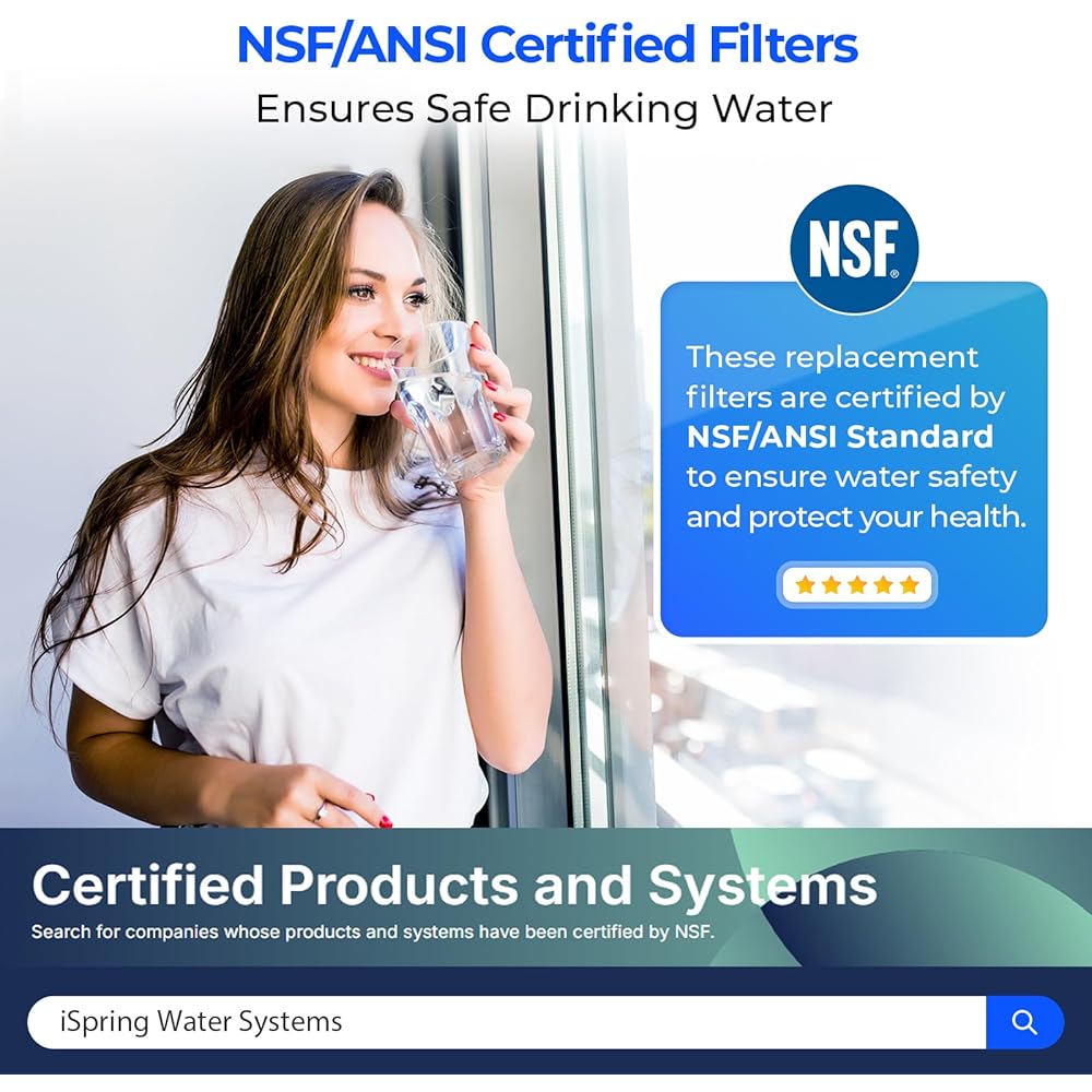 iSpring F19K75 NSF Certified 2-Year Replacement Filter Set for 6-Stage Reverse Osmosis Systems, Alkaline Mineral Filter, 19-Count, Long-Lasting Purification : Tools & Home Improvement