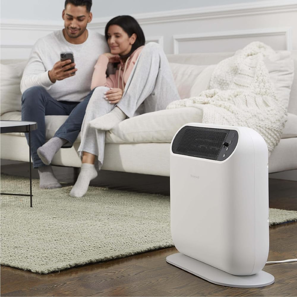 Honeywell ThermaWave 6 Ceramic Technology Space Heater, White – Ceramic Heater with Programmable Thermostat : Home & Kitchen