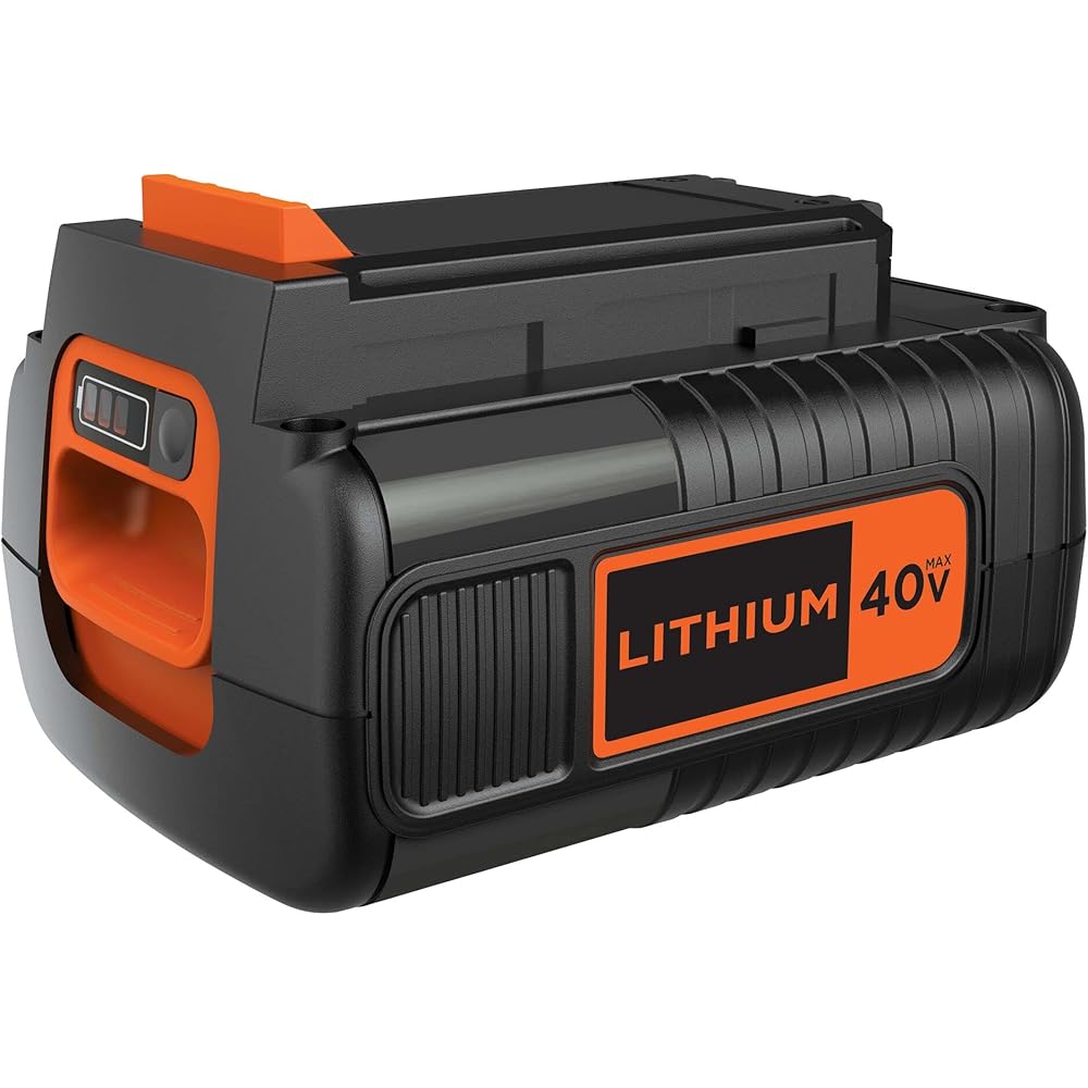 BLACK+DECKER 40V MAX Lithium Battery, Compatible with 36V and 40V MAX Power Tools, Lithium Ion Technology, Charger Not Included (LBX2040) : Tools & Home Improvement