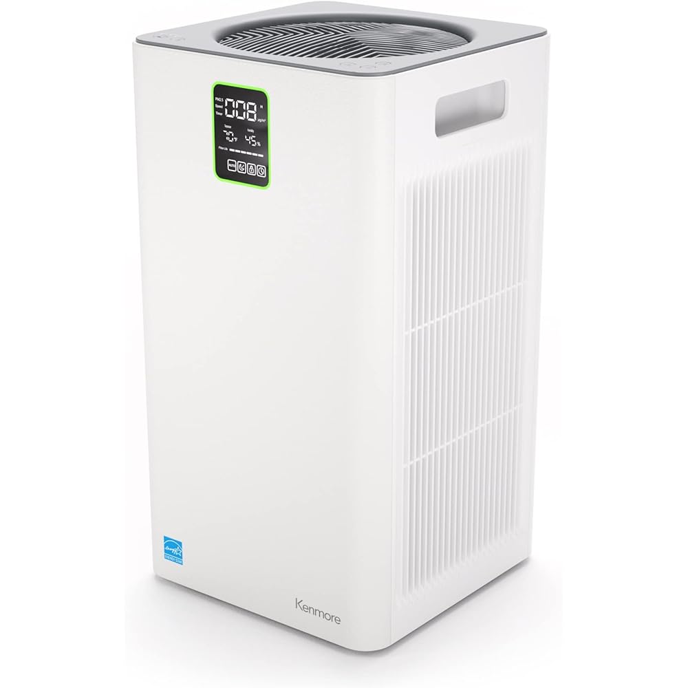 Kenmore PM3020 Air Purifiers with H13 True HEPA Filter, Covers Up to 1500 Sq.Foot, 24db SilentClean 3-Stage HEPA Filtration System, 5 Speeds for Home Large Room, Kitchens & Bedroom : Home & Kitchen