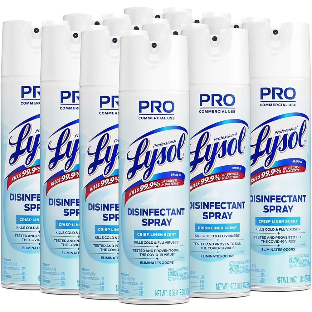 Professional Lysol Linen Disinfectant Spray : Health & Household
