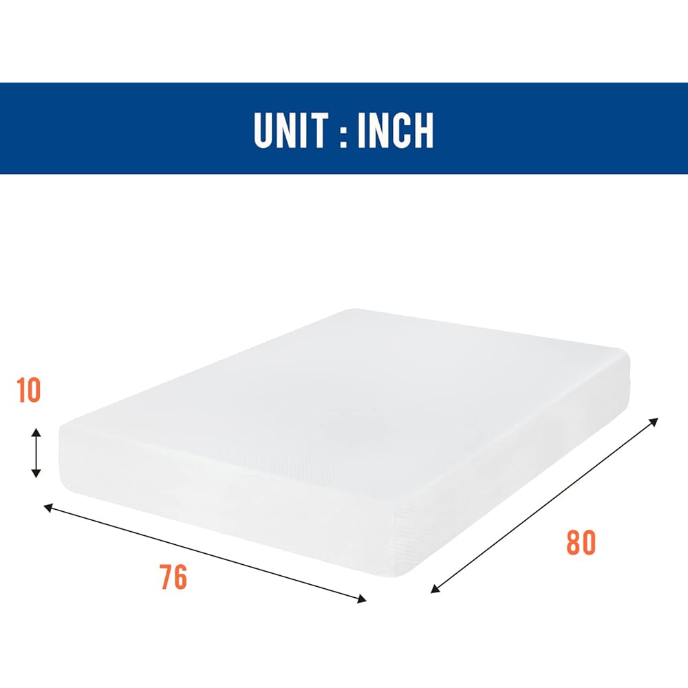 King Mattress 10 inch Gel Memory Foam Mattress Queen Mattresses Medium Firm Mattresses for Cool Sleep Relieving Pressure Relief CertiPUR-US Certified Mattress in a Box … : Home & Kitchen