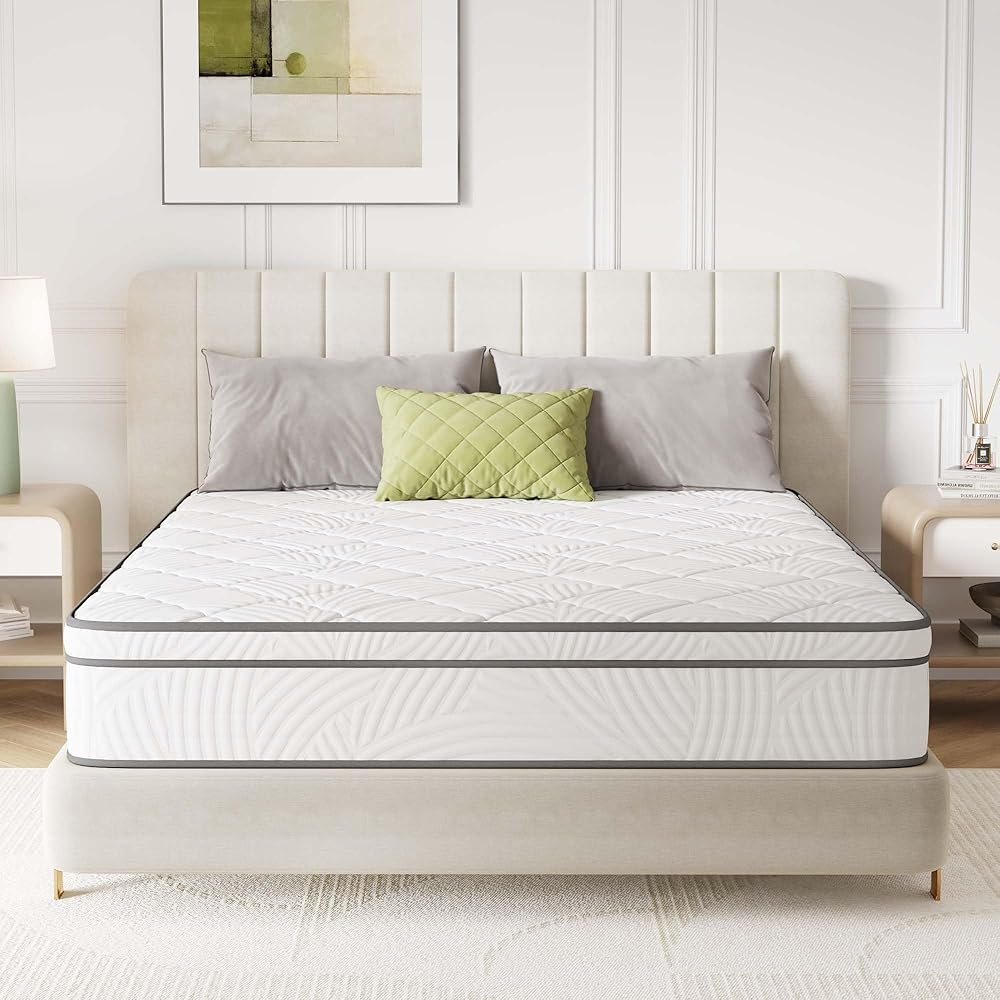 Novilla Full Mattress 10 Inch, Hybrid Mattress Full Size with Comfy Support, Bed Mattresses in a Box with Individual Pocket Springs for Motion Isolation & Pressure Relief, Certipur-Us Certified : Home & Kitchen