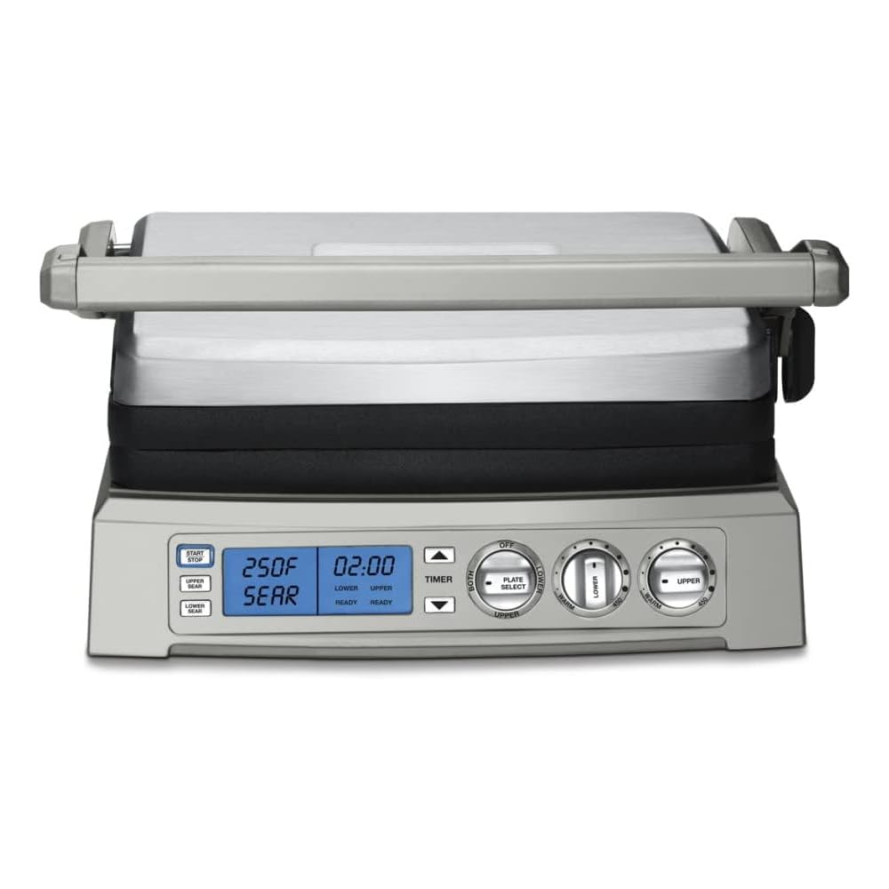 Cuisinart GR-300WSP1 Elite Griddler, Stainless Steel: Electric Griddles: Home & Kitchen