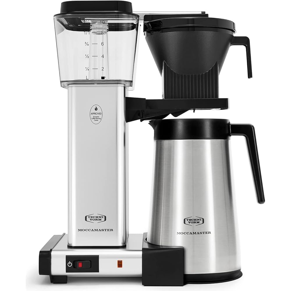 Technivorm Moccamaster 79312 KBGT Coffee Brewer, 40 oz, Polished Silver: Drip Coffeemakers: Home & Kitchen