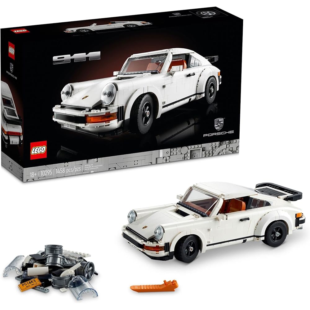 LEGO Icons Porsche 911 10295 Building Set, Collectible Turbo Targa, 2in1 Porsche Race Car Model Kit for Adults and Teens to Build, Gift Idea : Toys & Games