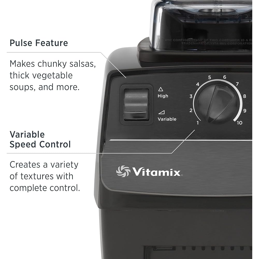 Vitamix 5200 Professional Grade Blender for Smoothies, Food Grinder and Emulsifier, 64oz Pitcher, Black: Electric Countertop Blenders: Home & Kitchen