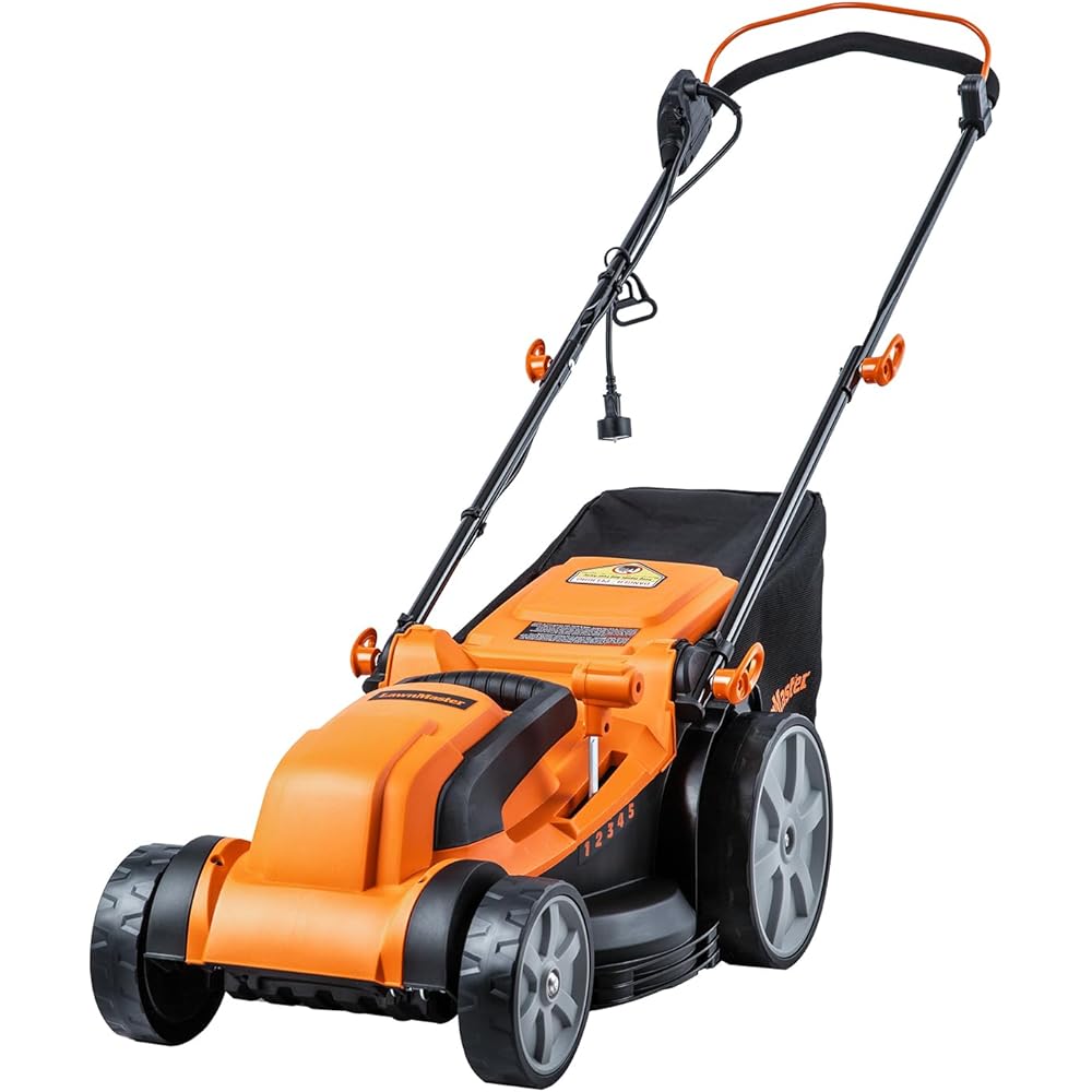 : LawnMaster MEB1216K Electric Lawn Mower 16-Inch 12AMP : Patio, Lawn & Garden