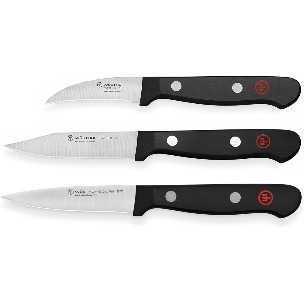 WÜSTHOF Gourmet 3-Pc Paring Knife Set: Home & Kitchen