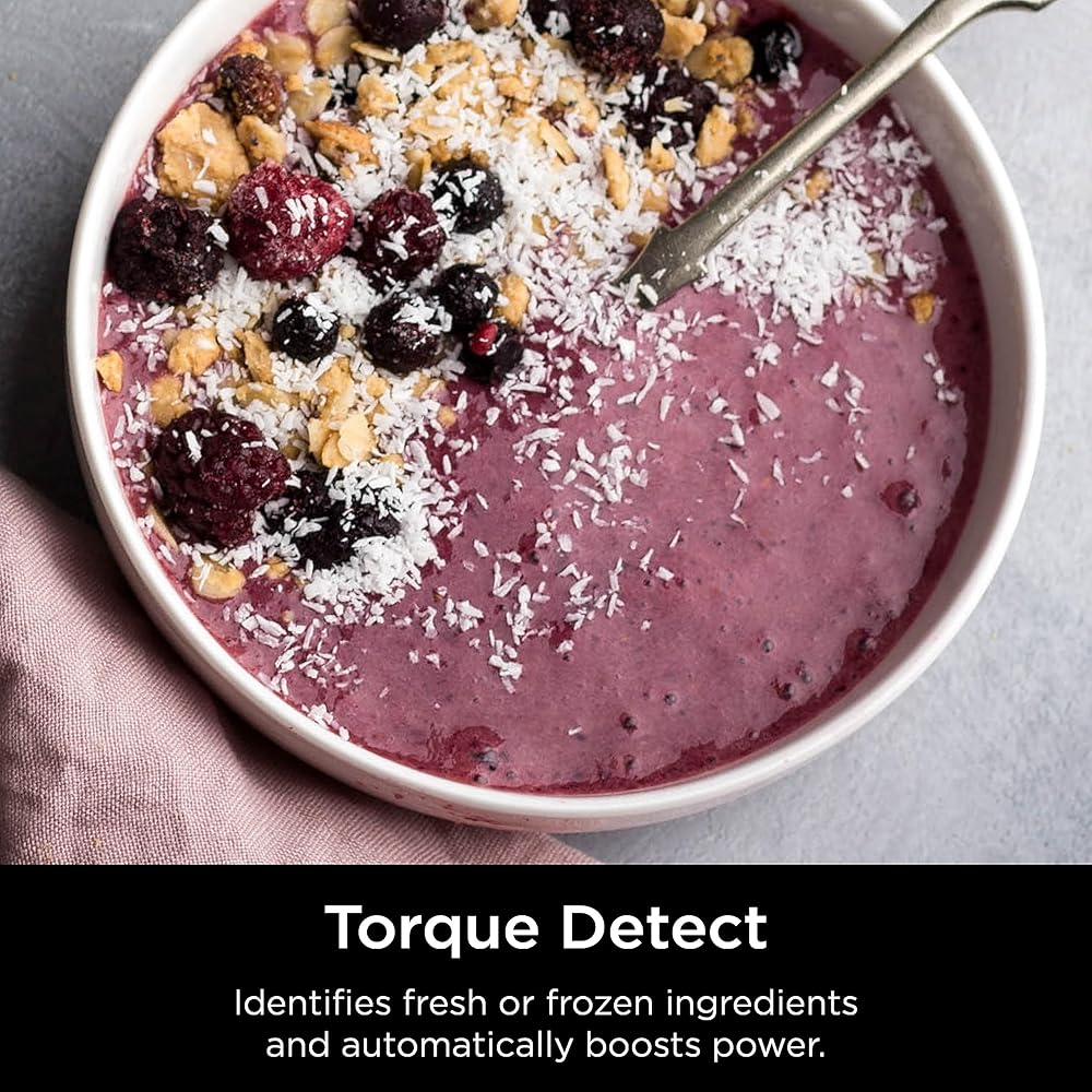 Ninja Detect Power Blender Pro + Personal Single-Serve, BlendSense Technology, For-Smoothies, Food and More, Compact Kitchen Countertop, 1800 P-Watts, 72 oz. Pitcher, (2) 24 oz. Cups, Black, TB301: Home & Kitchen