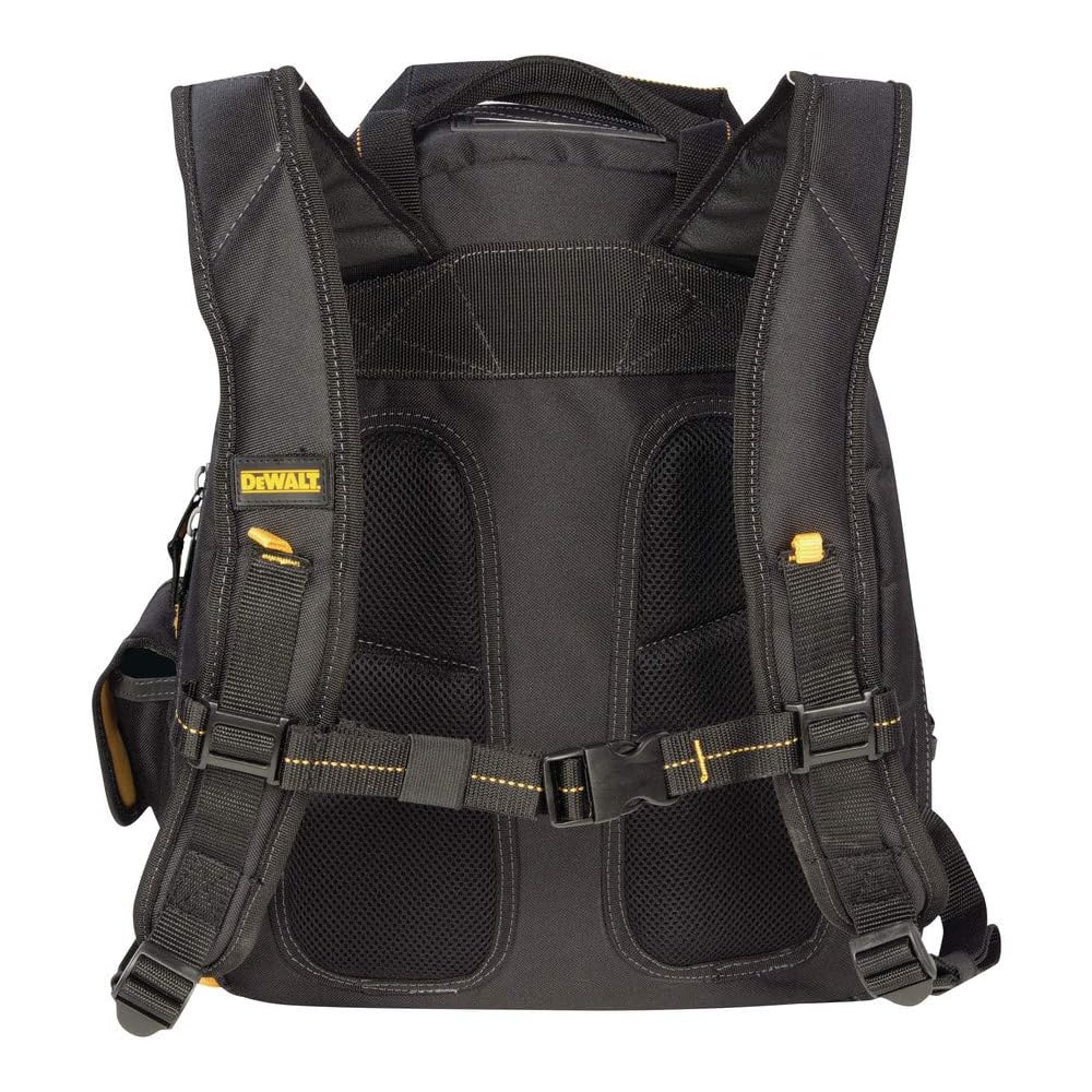 DEWALT DGL523 Lighted Tool Backpack Bag, 57-Pockets -