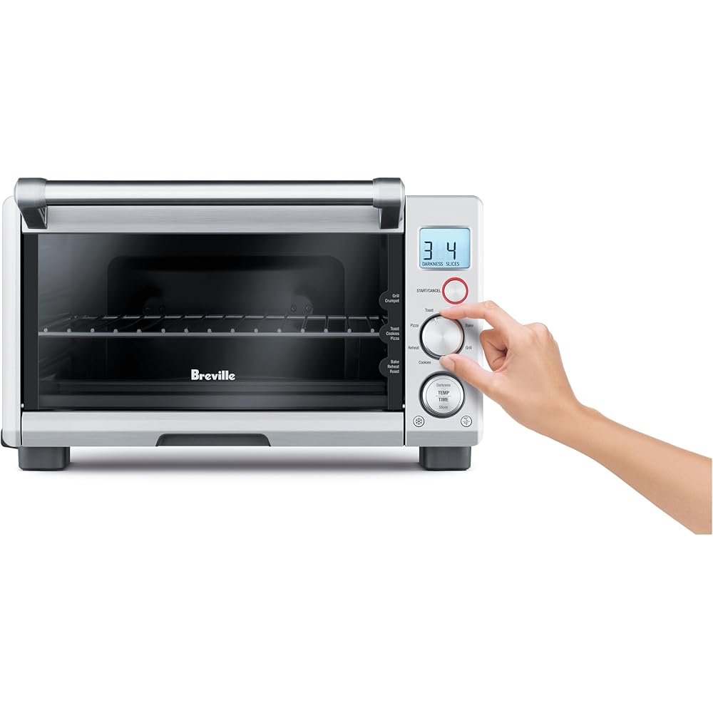 Breville BOV650XL the Compact Smart Oven Countertop Toaster Oven, Brushed Stainless Steel: Home & Kitchen