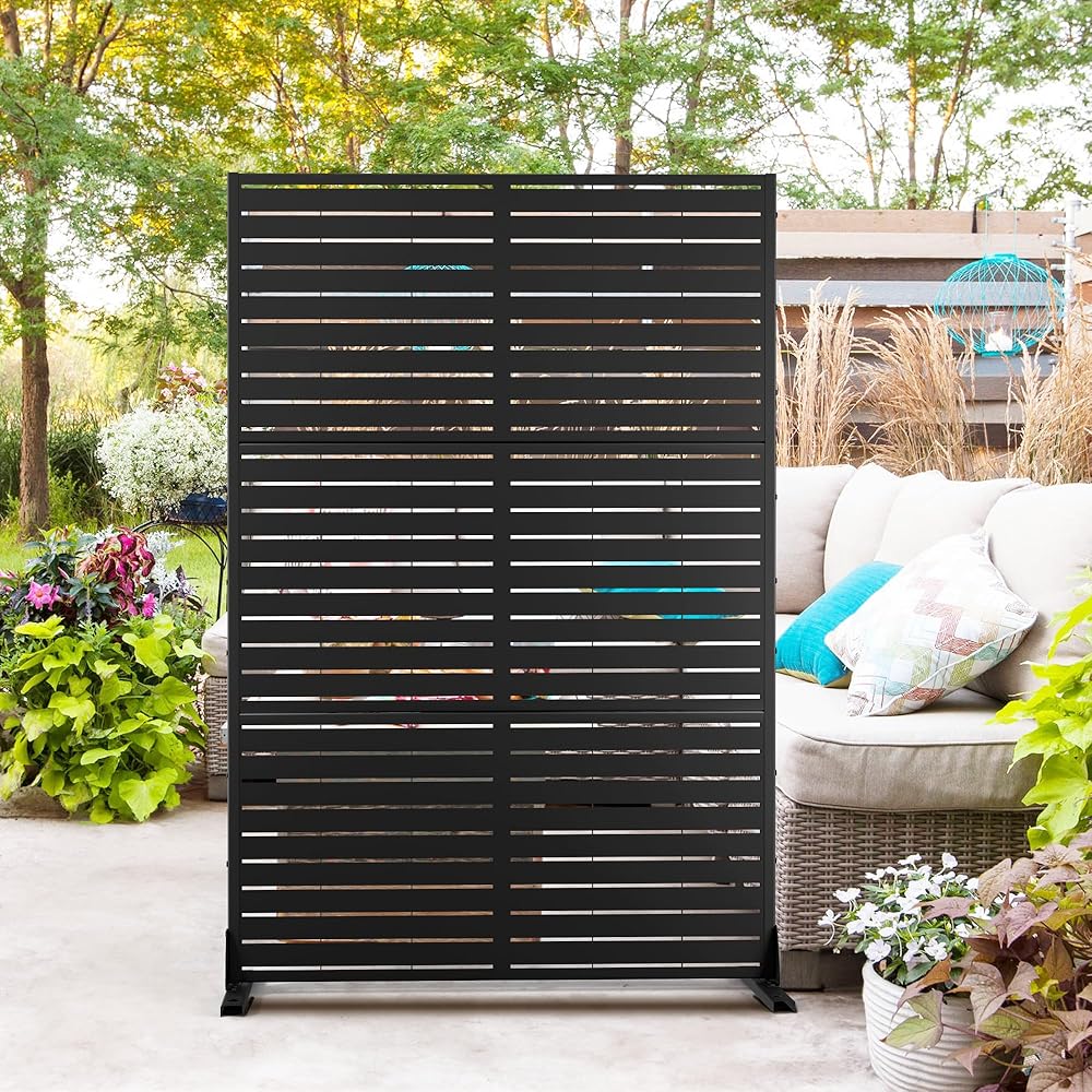 Metal Privacy Screen Outdoor 72